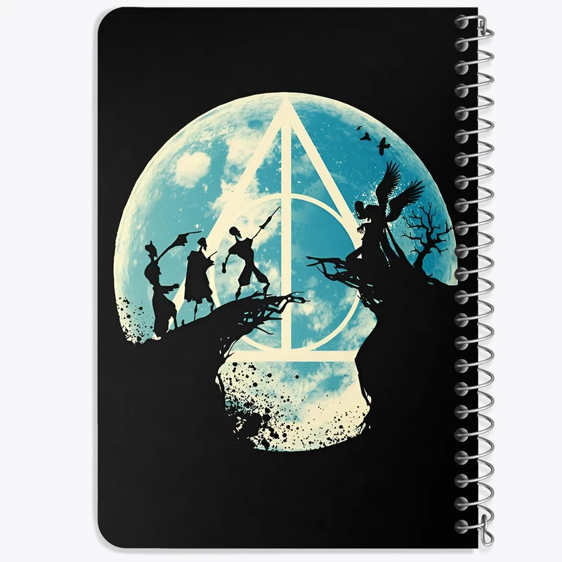 دفتر یادداشت 50 برگ خندالو طرح هری پاتر (Harry Potter) کد F10161