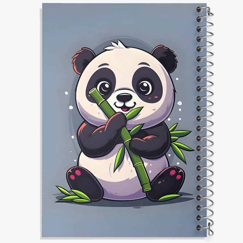 دفتر نقاشی 50 برگ خندالو طرح پاندا بامزه کد N6709