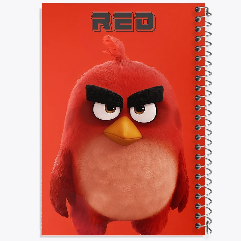 دفتر شطرنجی 50 برگ خندالو طرح پرندگان خشمگین کد F10061