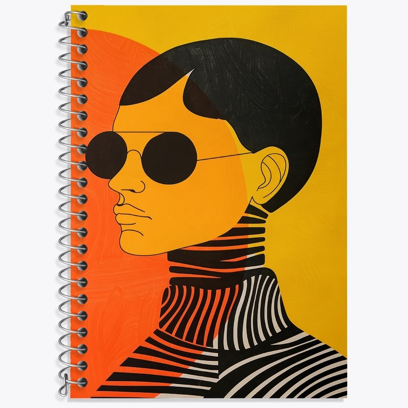 دفتر زبان 50 برگ خندالو مدل سه خط طرح دخترانه کد F3104