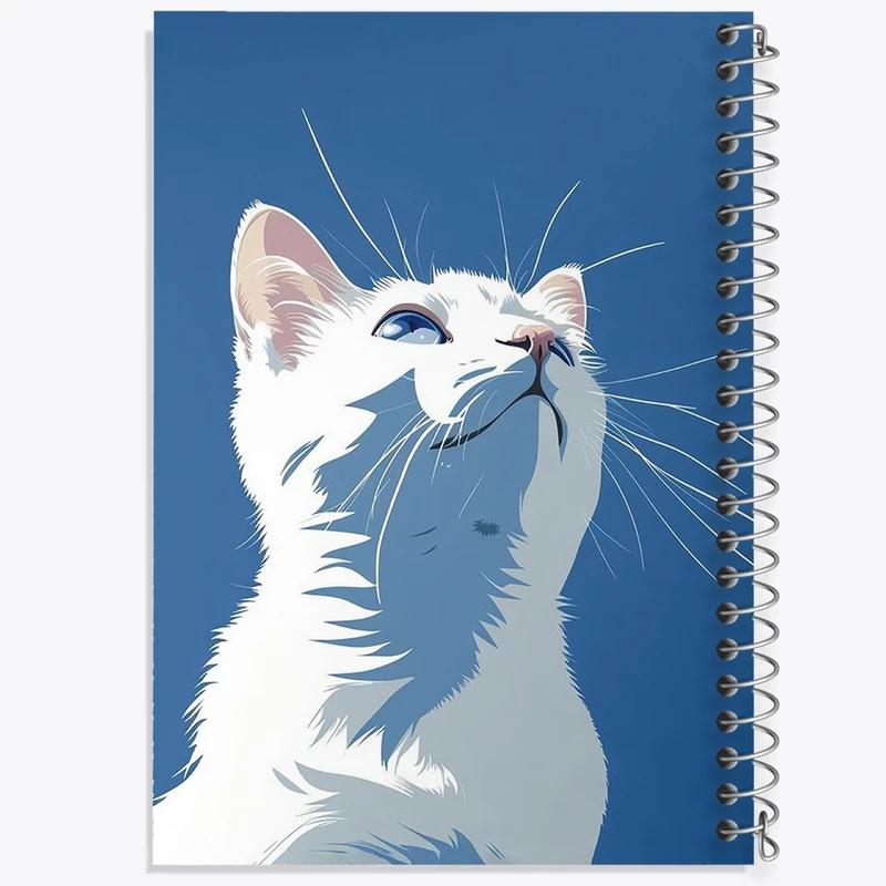 دفتر لیست خرید 50 برگ خندالو طرح گربه (Cat) کد F3120