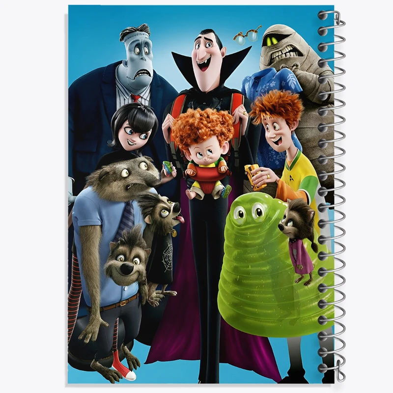 دفتر مشق 100 برگ خندالو طرح هتل ترانسیلوانیا کد F4864