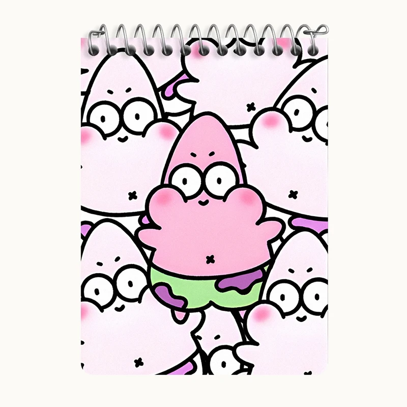 دفتر یادداشت 50 برگ خندالو طرح پترن پاتریک کد N7118