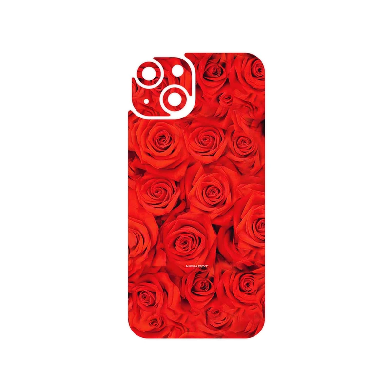 برچسب پوششی ماهوت مدل Red_Flower مناسب برای گوشی موبایل اپل iPhone 14