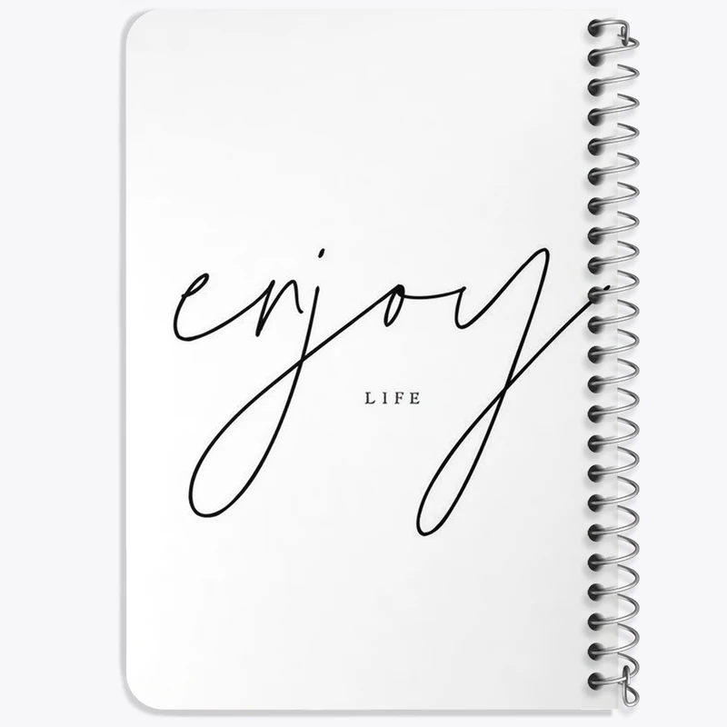 دفتر یادداشت 50 برگ خندالو طرح Enjoy Life کد F672