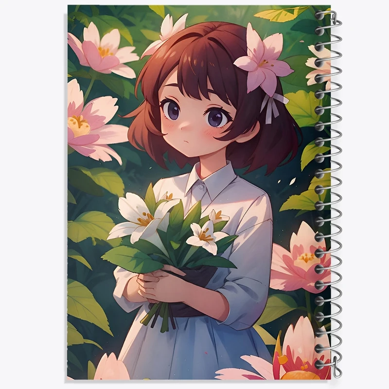 دفتر شطرنجی 50 برگ خندالو طرح دخترانه کد F3771