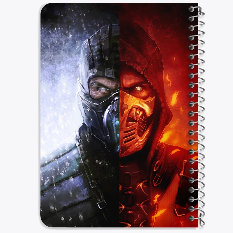دفتر یادداشت 50 برگ خندالو طرح بازی مورتال کمبت Mortal Kombat کد 29790