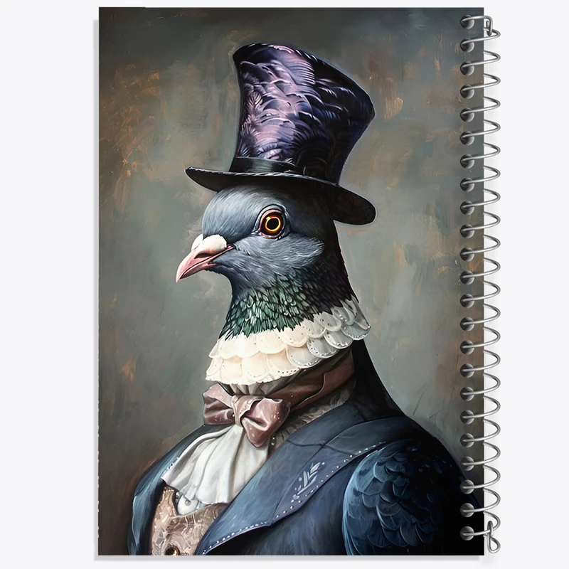 دفتر مشق 50 برگ خندالو طرح کبوتر کد F12890