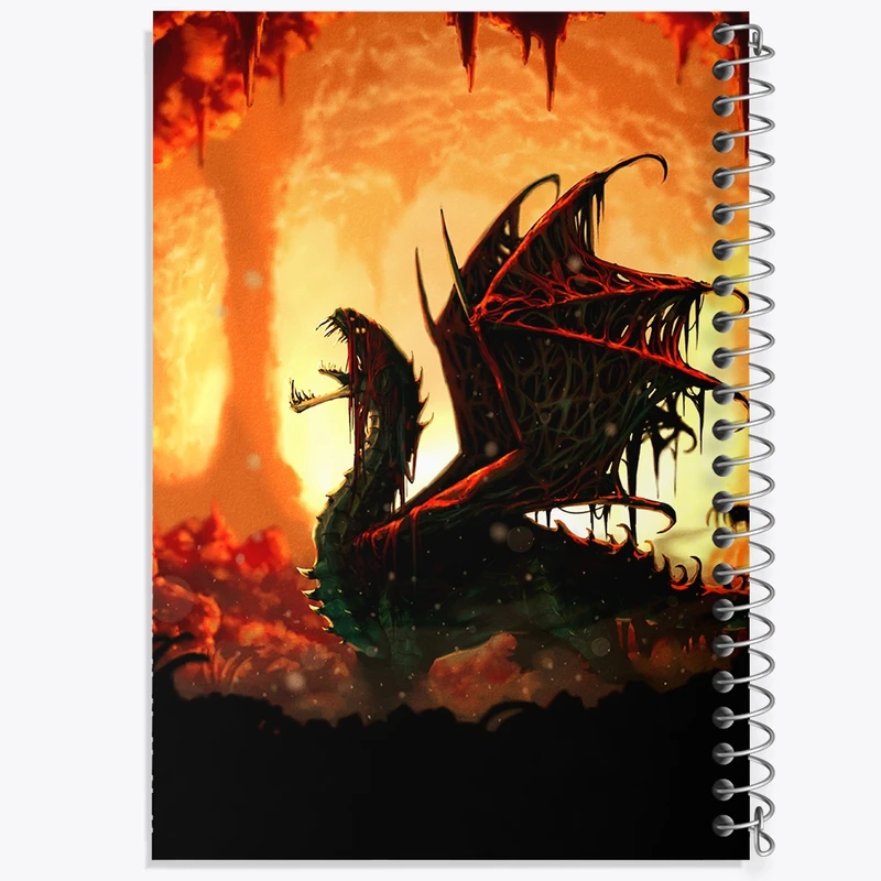 دفتر طراحی 50 برگ خندالو طرح بازی شکارچی هیولا (Monster Hunter) کد 33251