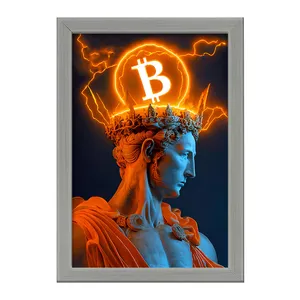 تابلو خندالو طرح بیت کوین کد F4419