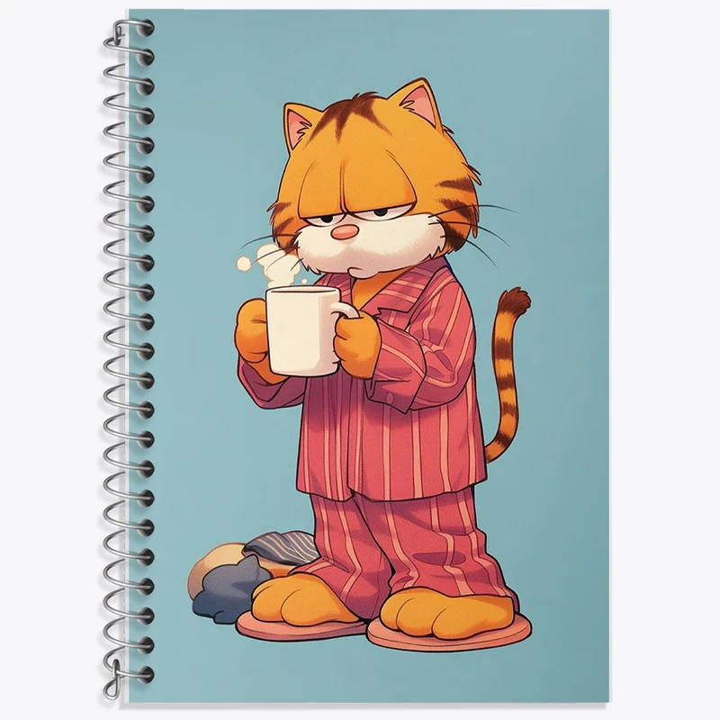 دفتر لغت 50 برگ خندالو طرح گارفیلد کد F8749