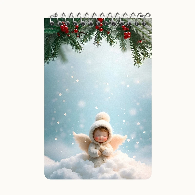 دفتر یادداشت 50 برگ خندالو طرح فرشته کوچولو کد F8682