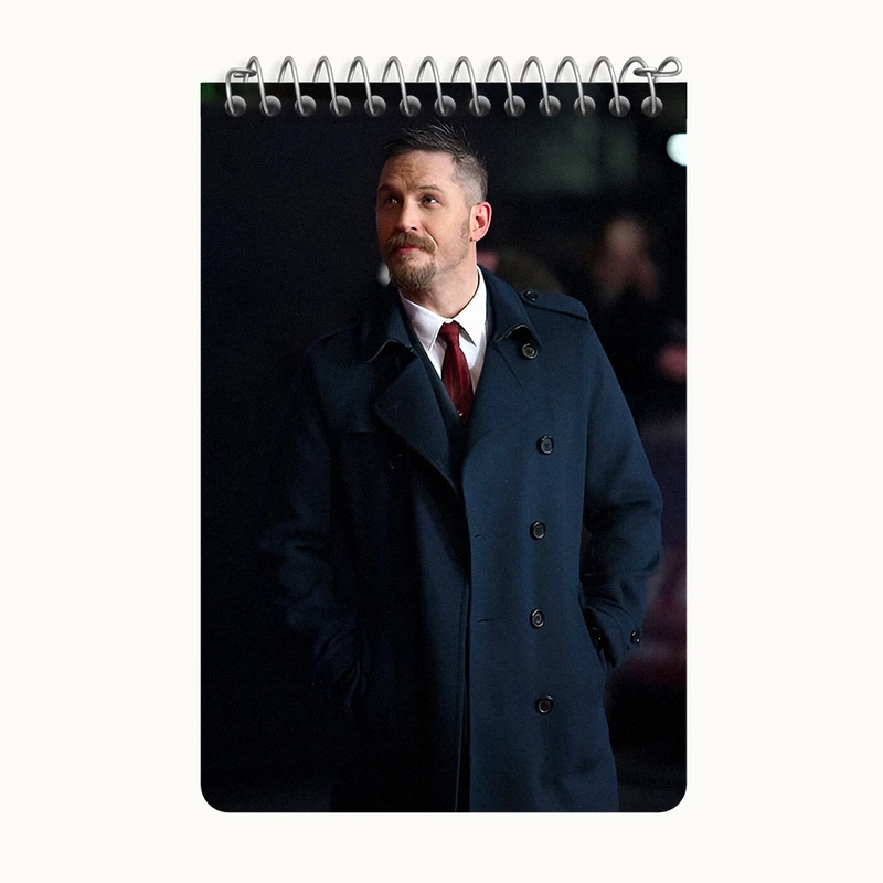 دفتر یادداشت 50 برگ خندالو طرح تام هاردی (Tom Hardy) کد F7448