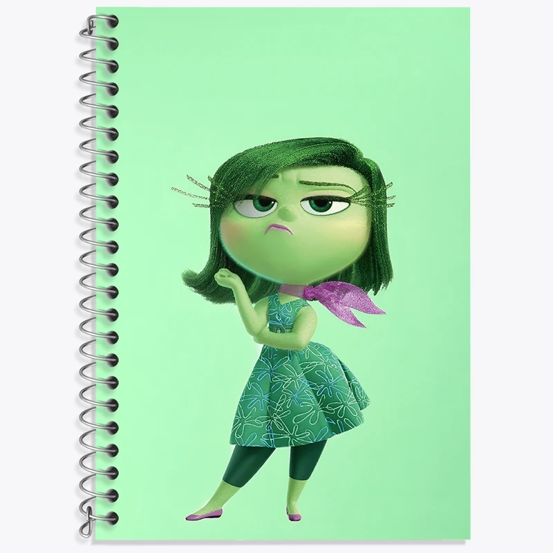 دفتر لغت 50 برگ خندالو طرح شخصیت نفرت اینساید اوت کد F3350