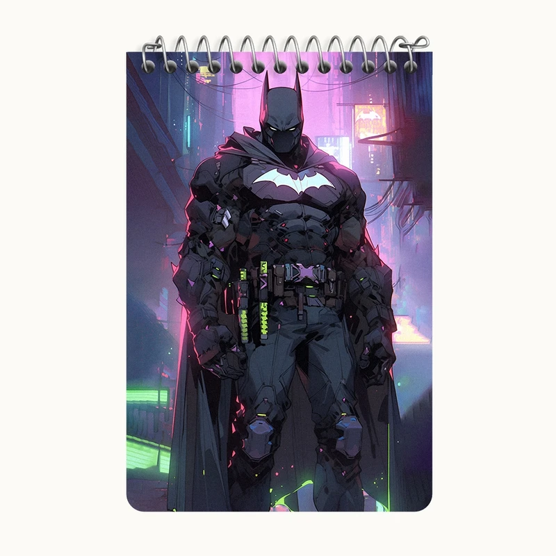 دفتر یادداشت 50 برگ خندالو طرح بتمن (Batman) کد F4759