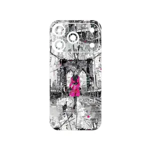 MAHOOT Collage of Catwalk Bridge Cover Sticker for Apple iPhone 17 Pro