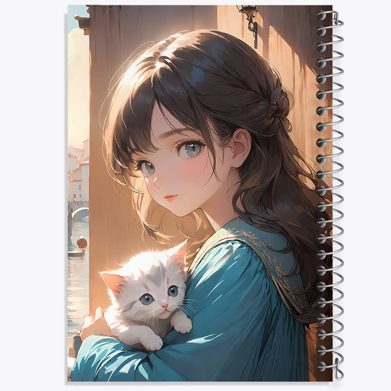 دفتر طراحی 50 برگ خندالو طرح دخترانه کد N2606