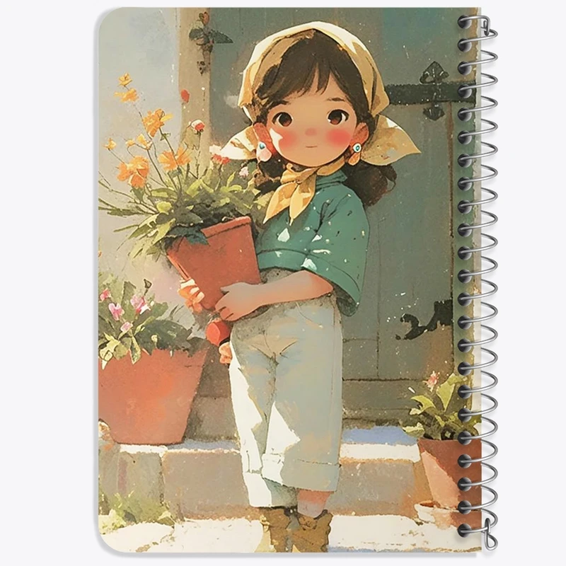 دفتر یادداشت 50 برگ خندالو طرح دخترانه کودکانه کد F10934