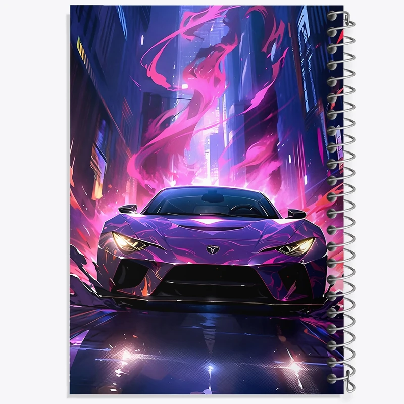 دفتر طراحی 50 برگ خندالو طرح ماشین اسپرت کد N4737