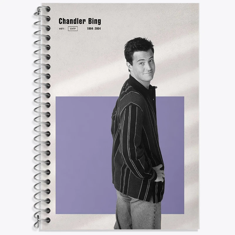 دفتر نت موسیقی 50 برگ خندالو طرح متیو پری (Matthew Perryi) کد F11937