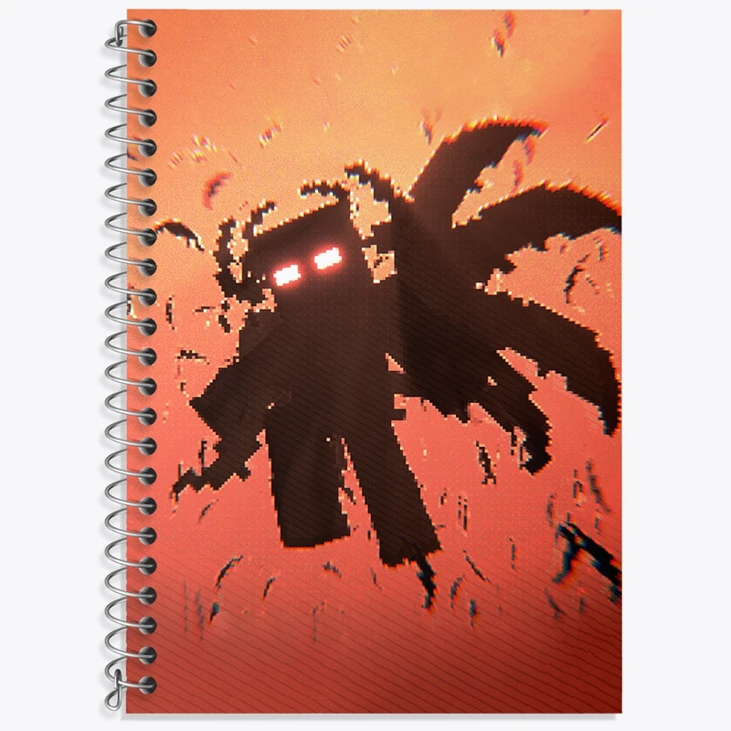 دفتر لغت 50 برگ خندالو طرح بازی ماینکرافت (Minecraft) کد N8667