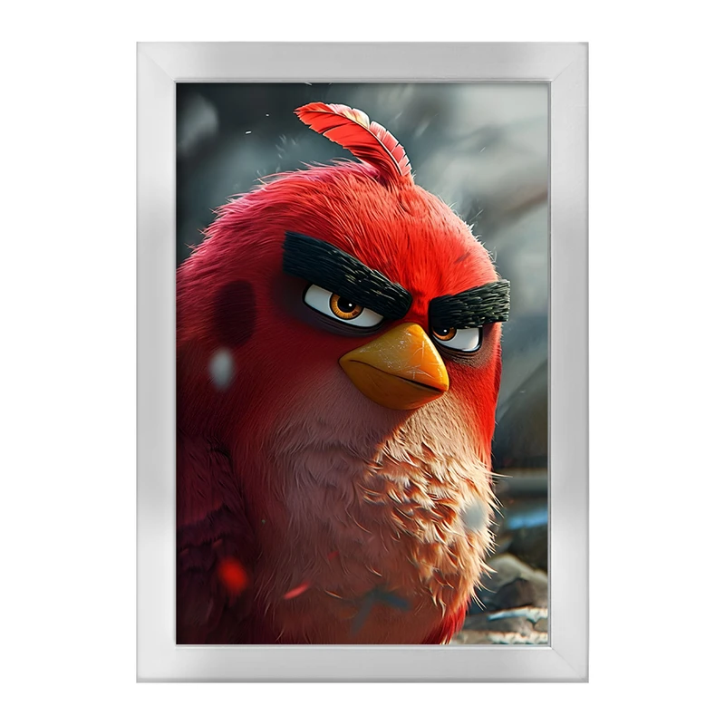 تابلو خندالو طرح پرندگان خشمگین (Angry Birds) کد F7074