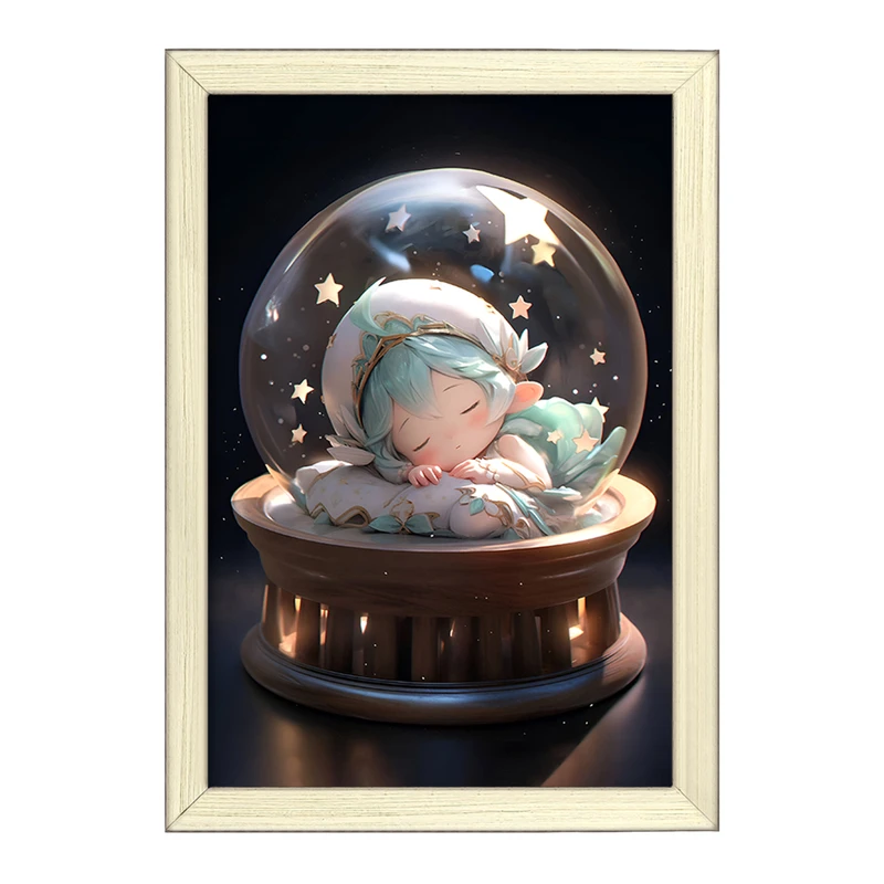 تابلو خندالو طرح دختر کیوت کد F9354