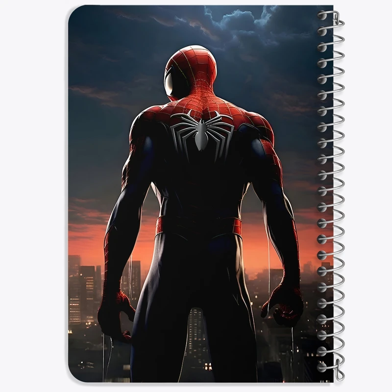 دفتر یادداشت 50 برگ خندالو طرح مرد عنکبوتی (Spider Man) کد F5281