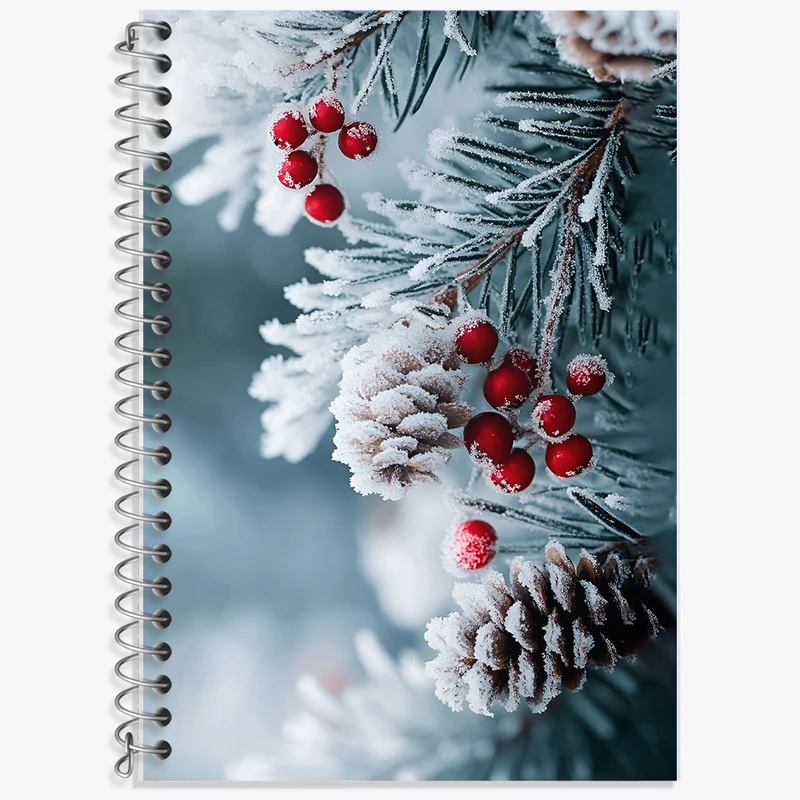 دفتر نت موسیقی 50 برگ خندالو طرح درخت برفی کد F8665