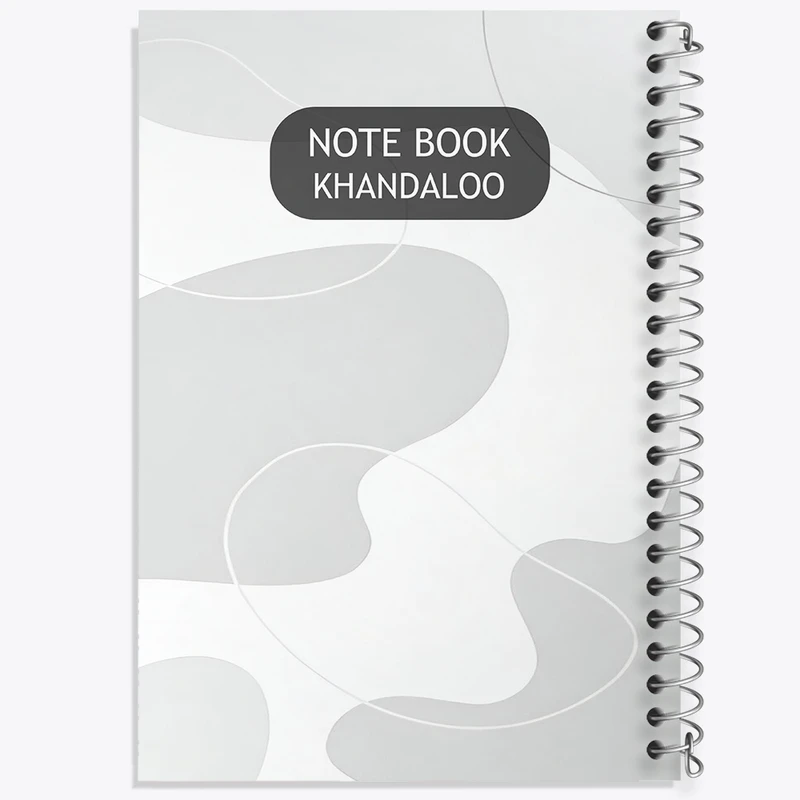 دفتر طراحی 50 برگ خندالو طرح مینیمال کد N2742