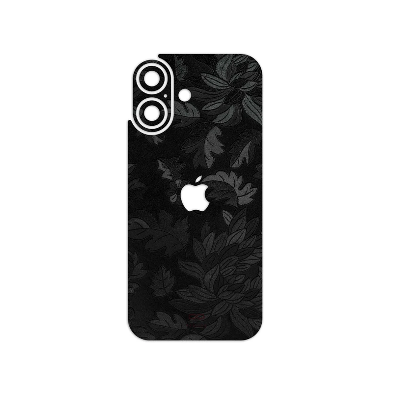 برچسب پوششی ماهوت مدل Black-Wildflower مناسب برای گوشی موبایل اپل iPhone 17