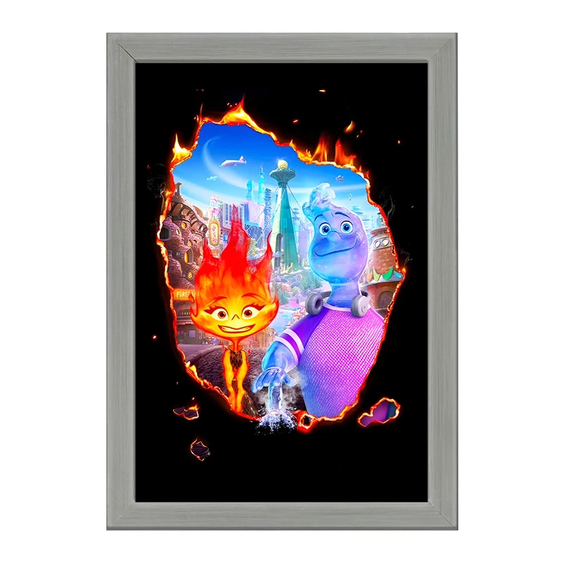 تابلو خندالو طرح بنیادین (Elemental) کد F9813