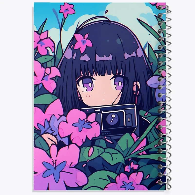 دفتر طراحی 50 برگ خندالو طرح دخترانه کد N1599