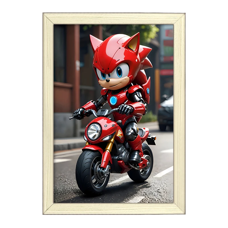 تابلو خندالو طرح سونیک (Sonic) کد F6865