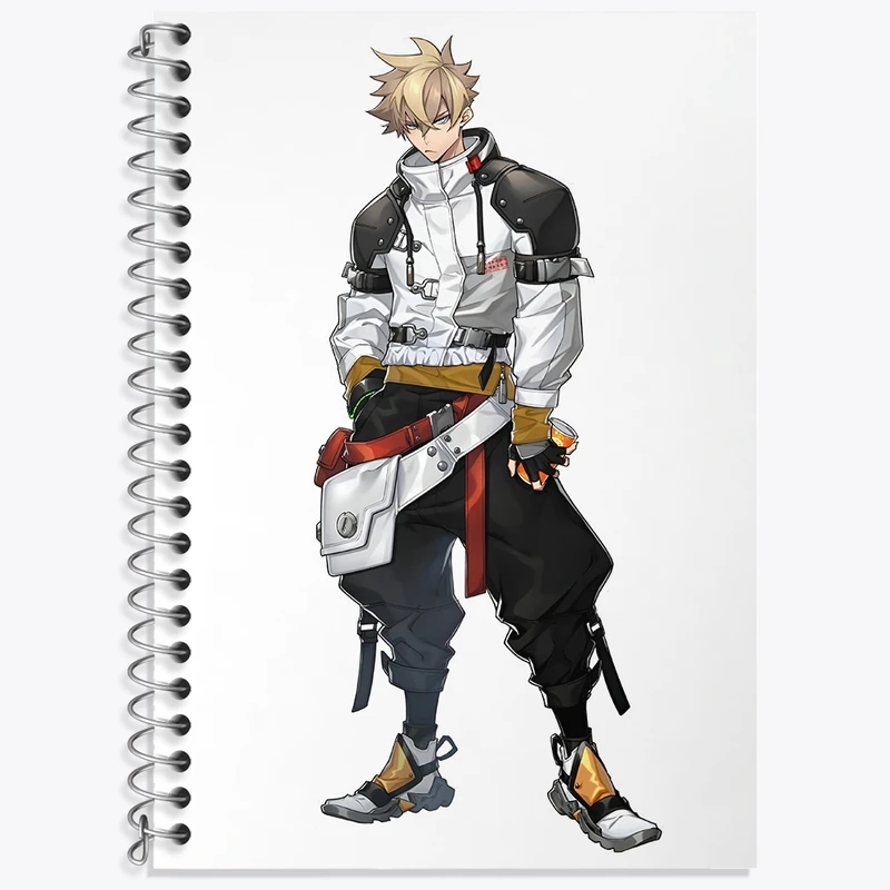 دفتر زبان دوخط 50 برگ خندالو طرح پسرانه کد F4161