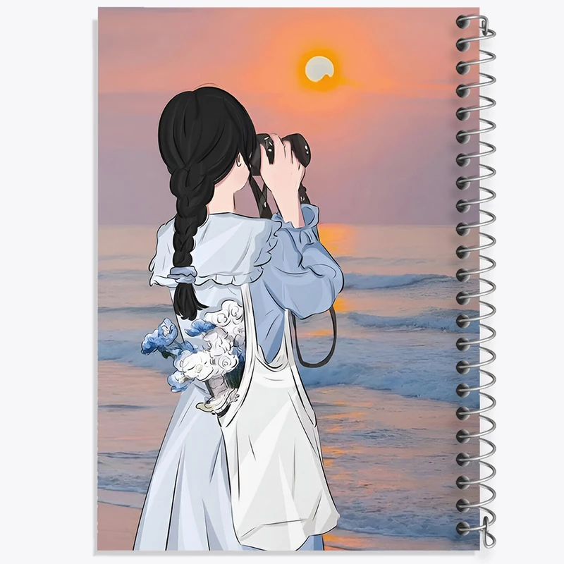 دفتر نقاشی 50 برگ خندالو طرح دخترانه کد F3767