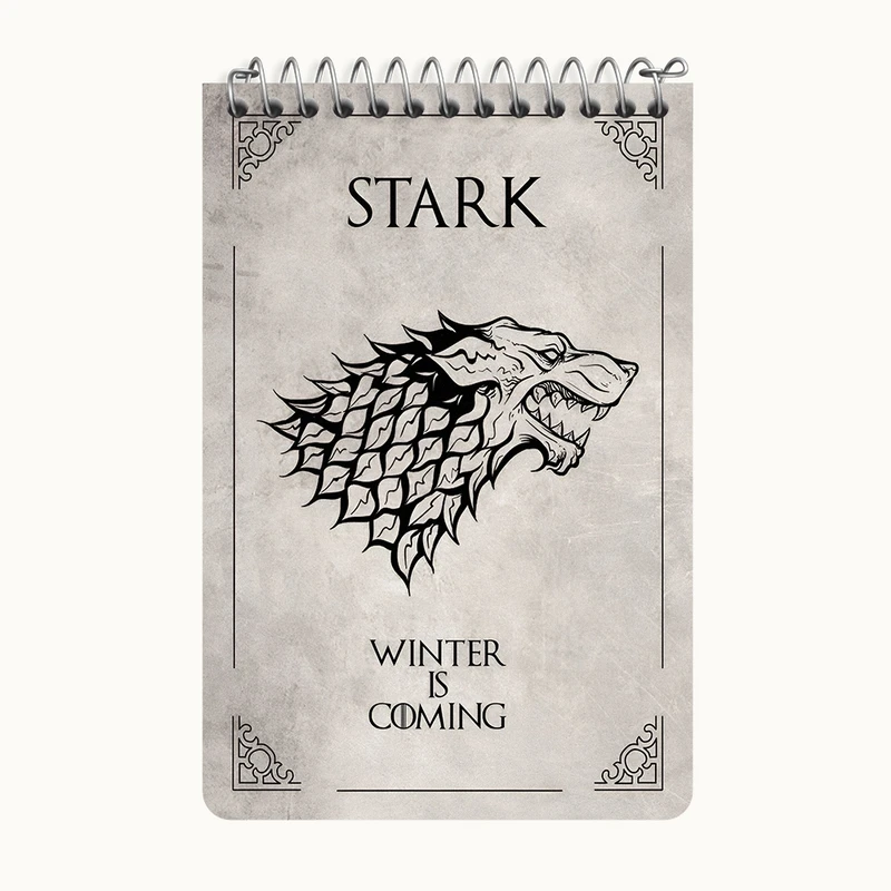 دفتر یادداشت 50 برگ خندالو طرح گیم آف ترونز (Game of Thrones)  کد F4686