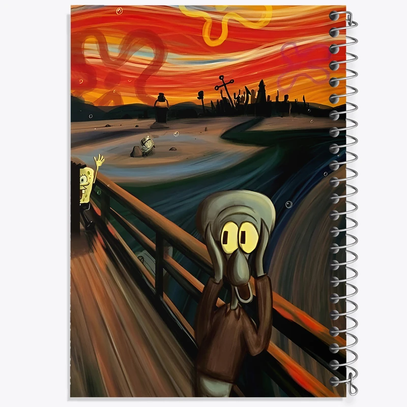 دفتر نقاشی 50 برگ خندالو طرح باب اسفنجی کد F4089