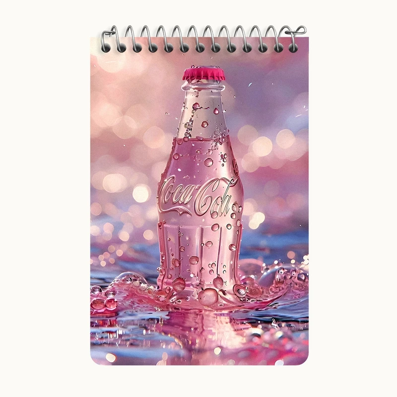 دفتر یادداشت 50 برگ خندالو طرح نوشابه کوکاکولای کیوت کد F7872