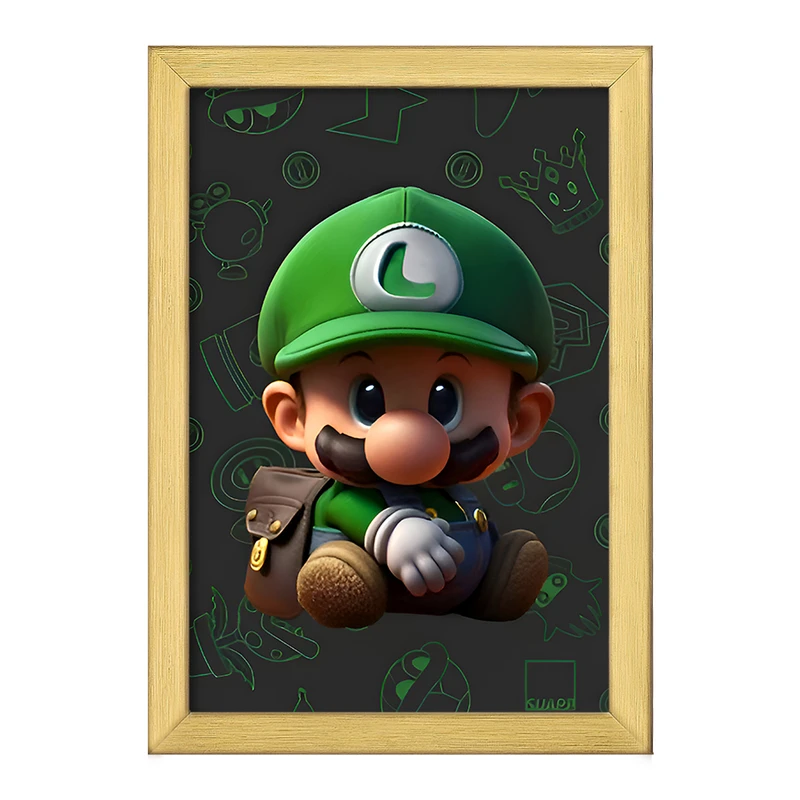 تابلو خندالو طرح سوپر ماریو (Super Mario) کد F9579