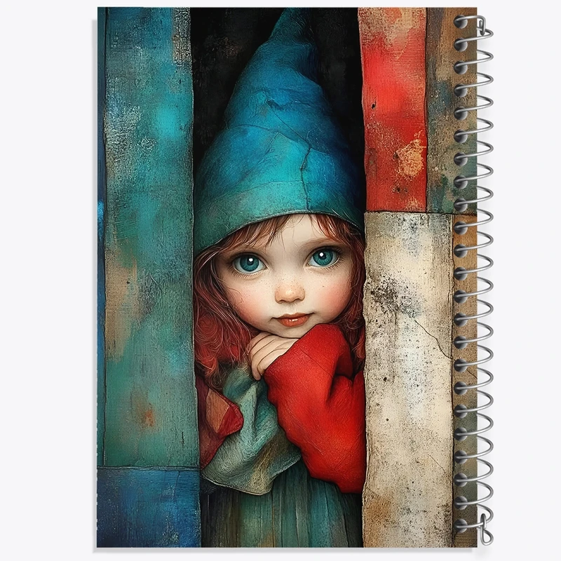 دفتر لیست خرید 50 برگ خندالو طرح دخترانه کد N9384