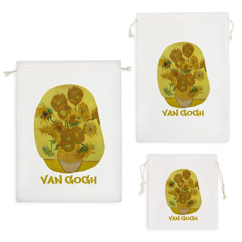 نظم دهنده خندالو مدل نقاشی گل آفتابگردان ونگوگ کد 5013 مجموعه 3 عددی