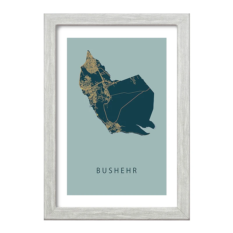 تابلو خندالو طرح نقشه بوشهر کد F11966