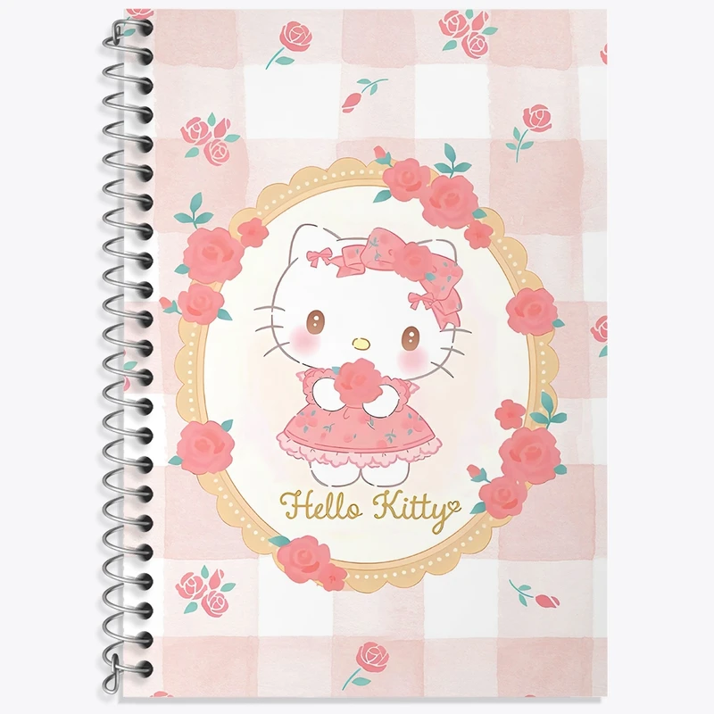 دفتر زبان 50 برگ خندالو مدل سه خط طرح هلو کیتی (Hello Kitty) کد N9007