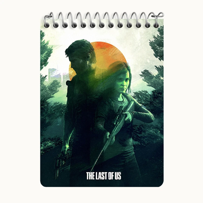 دفتر یادداشت 50 برگ خندالو طرح (The Last Of Us) آخرین بازمانده از ما کد N9293