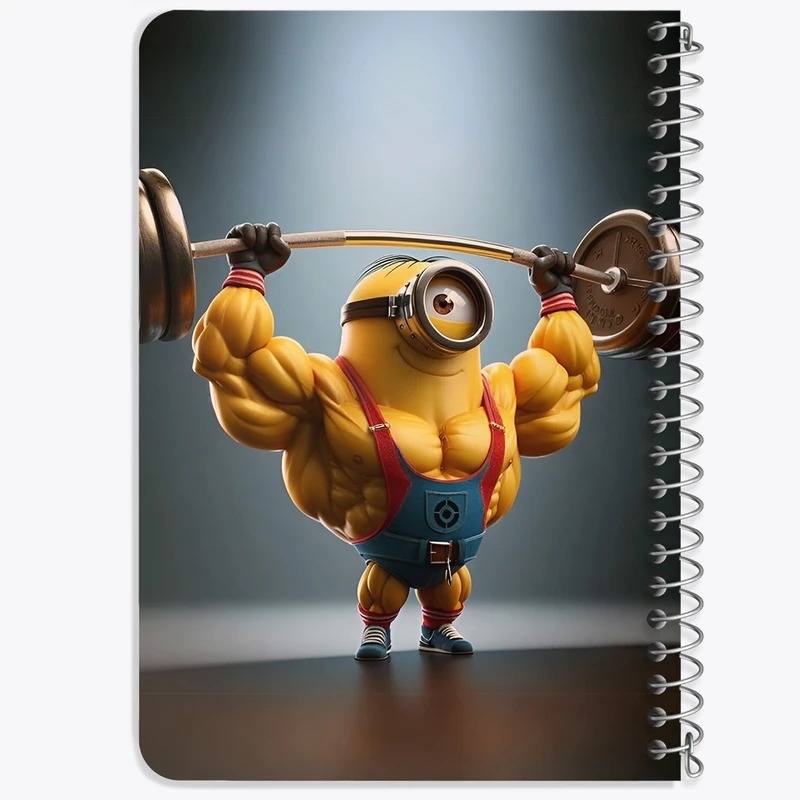 دفتر یادداشت 50 برگ خندالو طرح مینیون ها (Minions) کد F4397