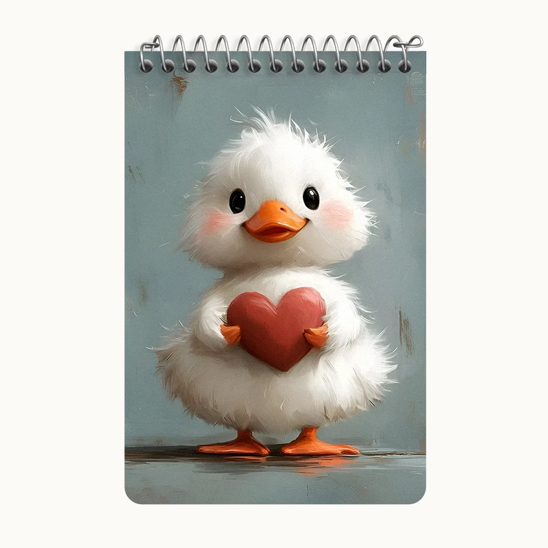 دفتر یادداشت 50 برگ خندالو طرح اردک کد F11996