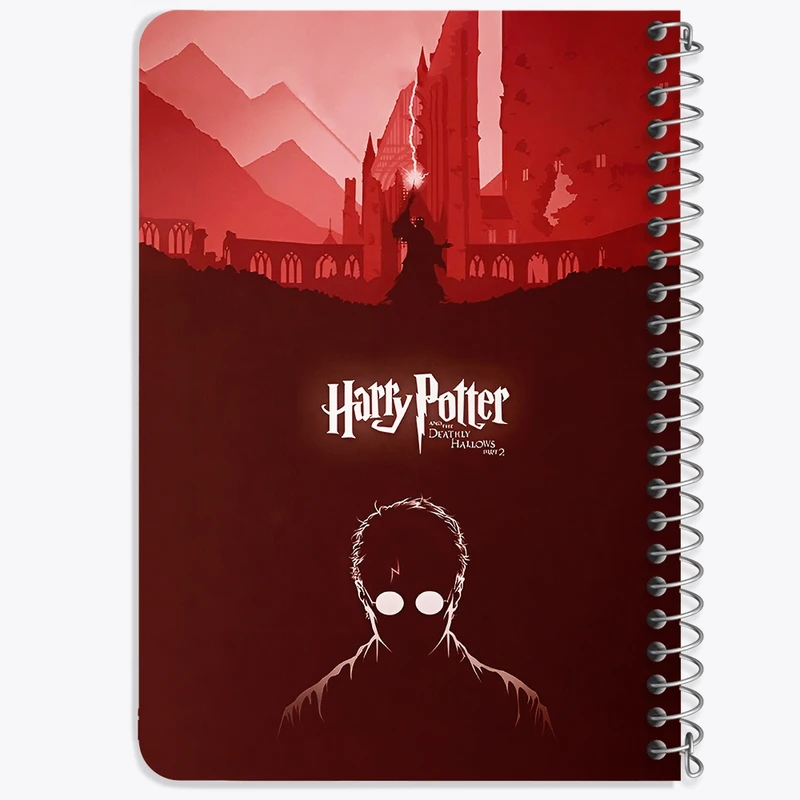 دفتر یادداشت 50 برگ خندالو طرح هری پاتر (Harry Potter) کد 37472