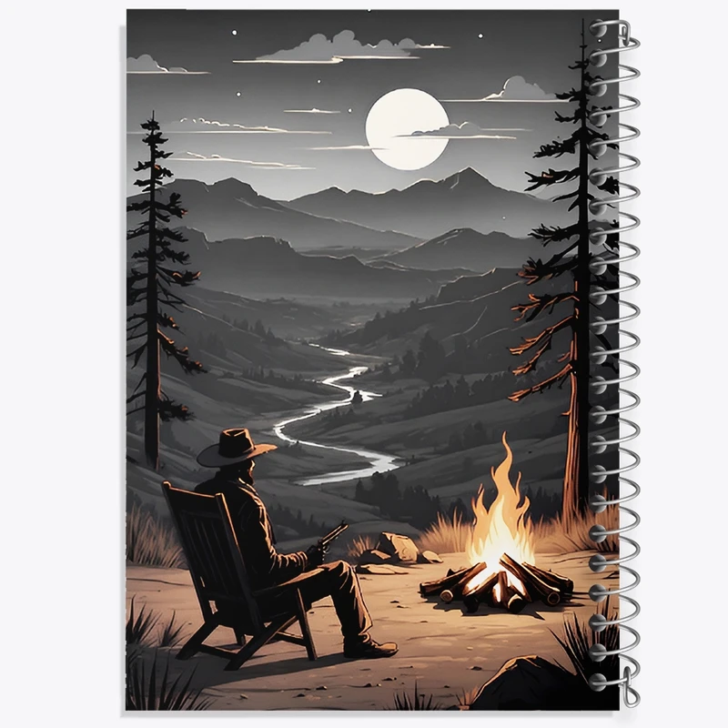 دفتر لیست خرید 50 برگ خندالو طرح کابوی و آتش کد F4538