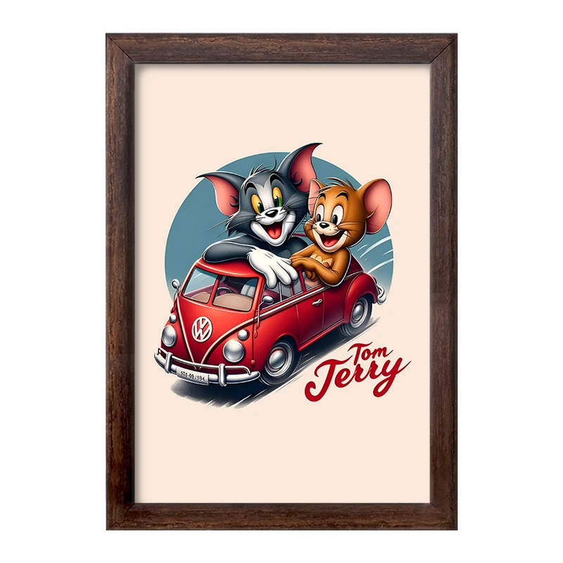 تابلو خندالو طرح تام و جری (Tom and Jerry) کد F7098